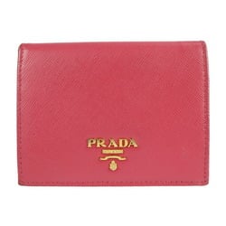 PRADA Prada Saffiano folio wallet 1M0204 leather pink