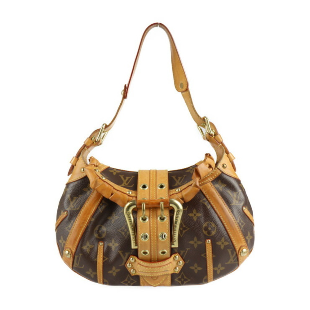LOUIS VUITTON Louis Vuitton Leonor shoulder bag M92394 monogram canvas  leather brown semi-shoulder one hobo handbag