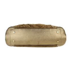 CARTIER Cartier Ladona shoulder bag L1000804 suede leather gold