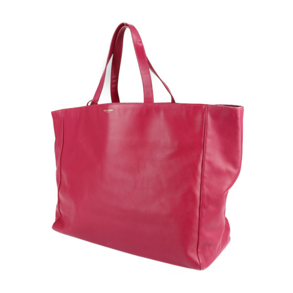 Vintage Yves Saint Laurent Fuchsia Pink Vorice Tote Bag, with
