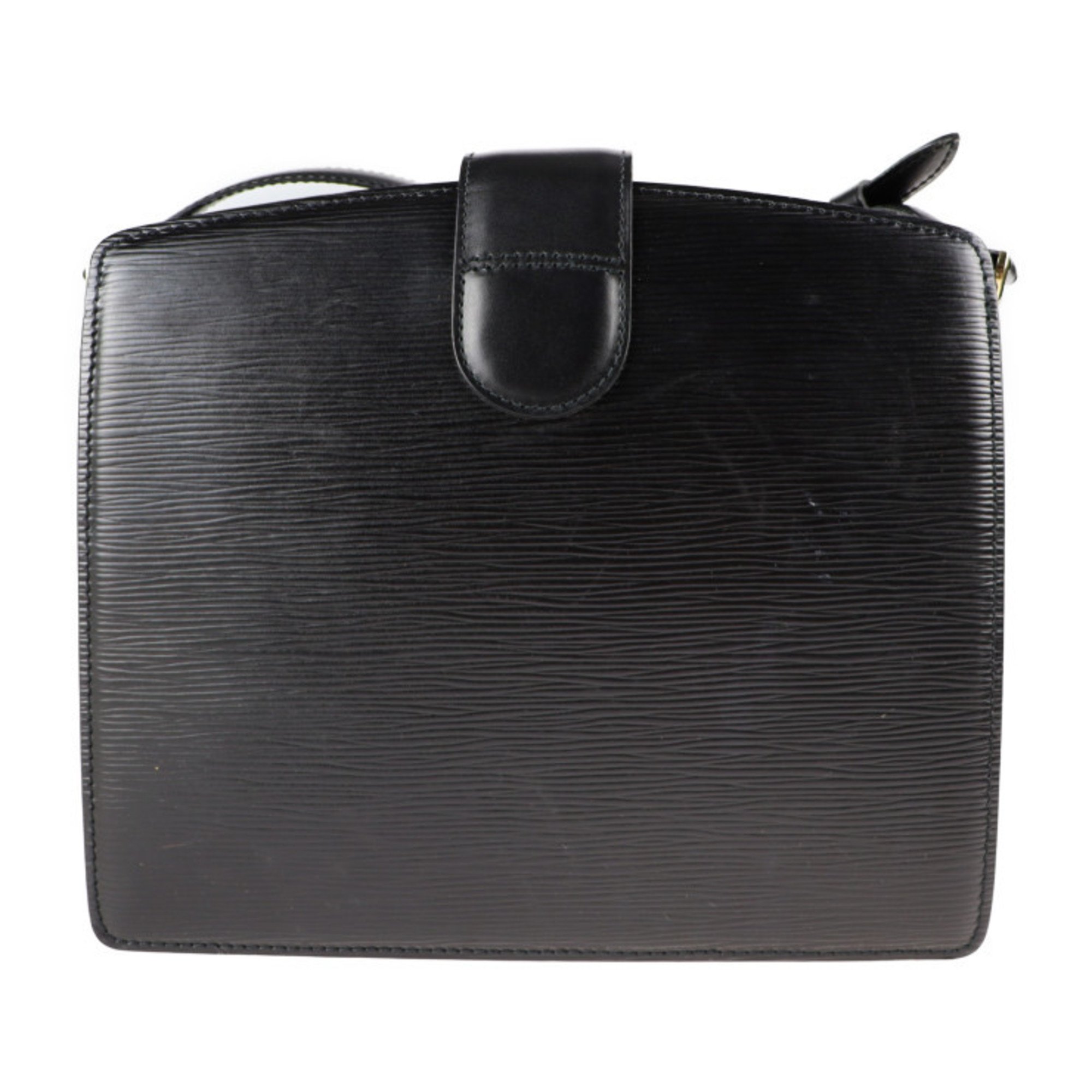 LOUIS VUITTON Louis Vuitton Capuchin Shoulder Bag M52342 Epi Leather Noir