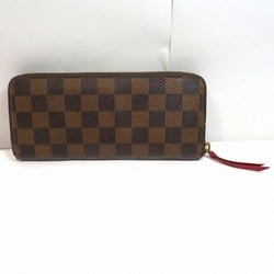 Louis Vuitton LOUIS VUITTON Damier Portefeuille Clemence Round Long Wallet  N60534