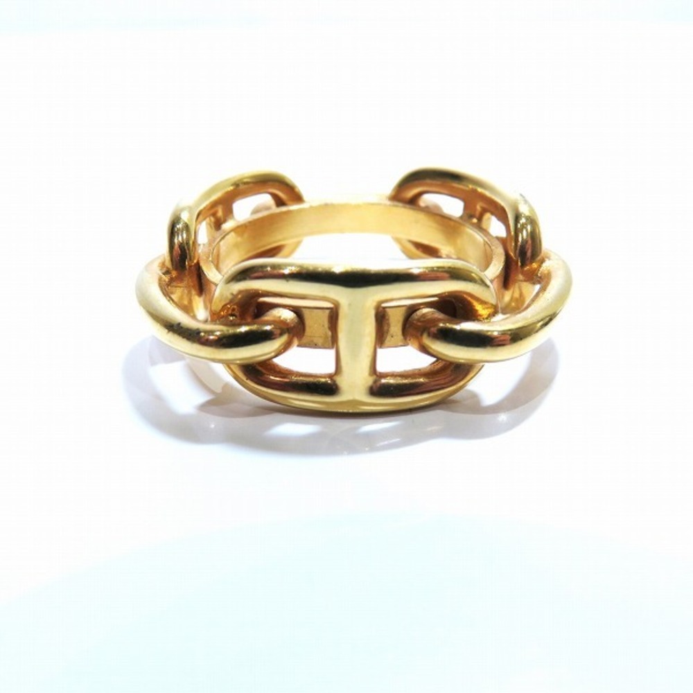 Hermes HERMES Scarf Ring Shane Dunkle Metal Gold Women's | eLADY Globazone