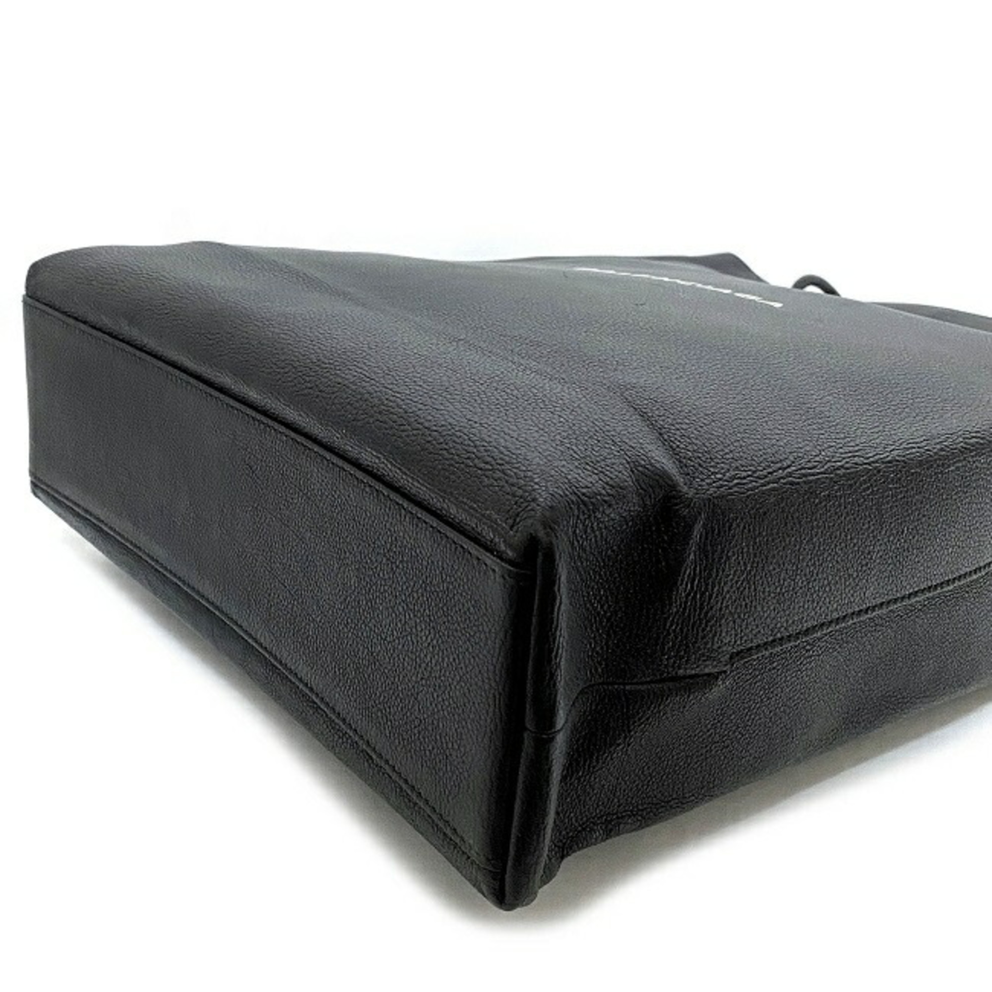 Balenciaga Bag M Black North South 482545 Leather BALENCIAGA Tote Vertical PC