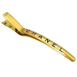 Chanel hair clip gold GP 97 P CHANEL ladies mini barrette