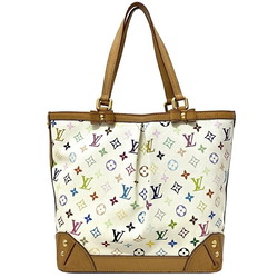 Louis Vuitton Tote Bag Charlene MM White Beige Multicolor Monogram