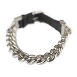 LOUIS VUITTON Louis Vuitton Bracelet Chain Monogram Eclipse M64225 PVC Metal Black Silver