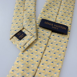 LOUIS VUITTON Louis Vuitton Cravat Cube Trunk Tie M73122 Silk Yellow Series Box Whole Pattern
