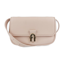 Furla Cozy Belt Bag Waist EBD9EVK Nappa Leather Pink Gold Hardware 2WAY Pouch Shoulder