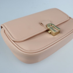 Furla Cozy Belt Bag Waist EBD9EVK Nappa Leather Pink Gold Hardware 2WAY Pouch Shoulder