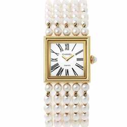 Chanel Quartz Yellow Gold (18K) Women's Watch