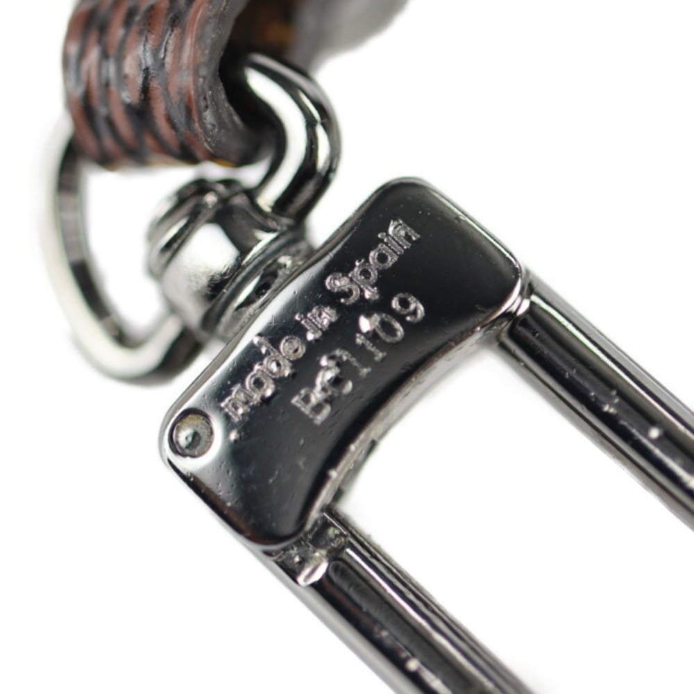 LOUIS VUITTON Louis Vuitton Brasserie LV Treble Bracelet MP190D Damier  Canvas Leather Ebene Chain
