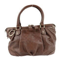 GUCCI Gucci Suki Diamante handbag 247902 leather brown gold metal fittings 2WAY shoulder bag