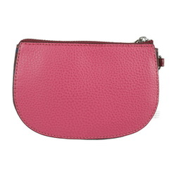 COACH Coach Pouch F22716 Leather Magenta Multicolor Wristlet Makeup