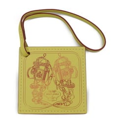 HERMES Hermes Carenano BRIDES de GALA Other Accessories Vaux Swift Yellow Pink Bordeaux Bag Charm