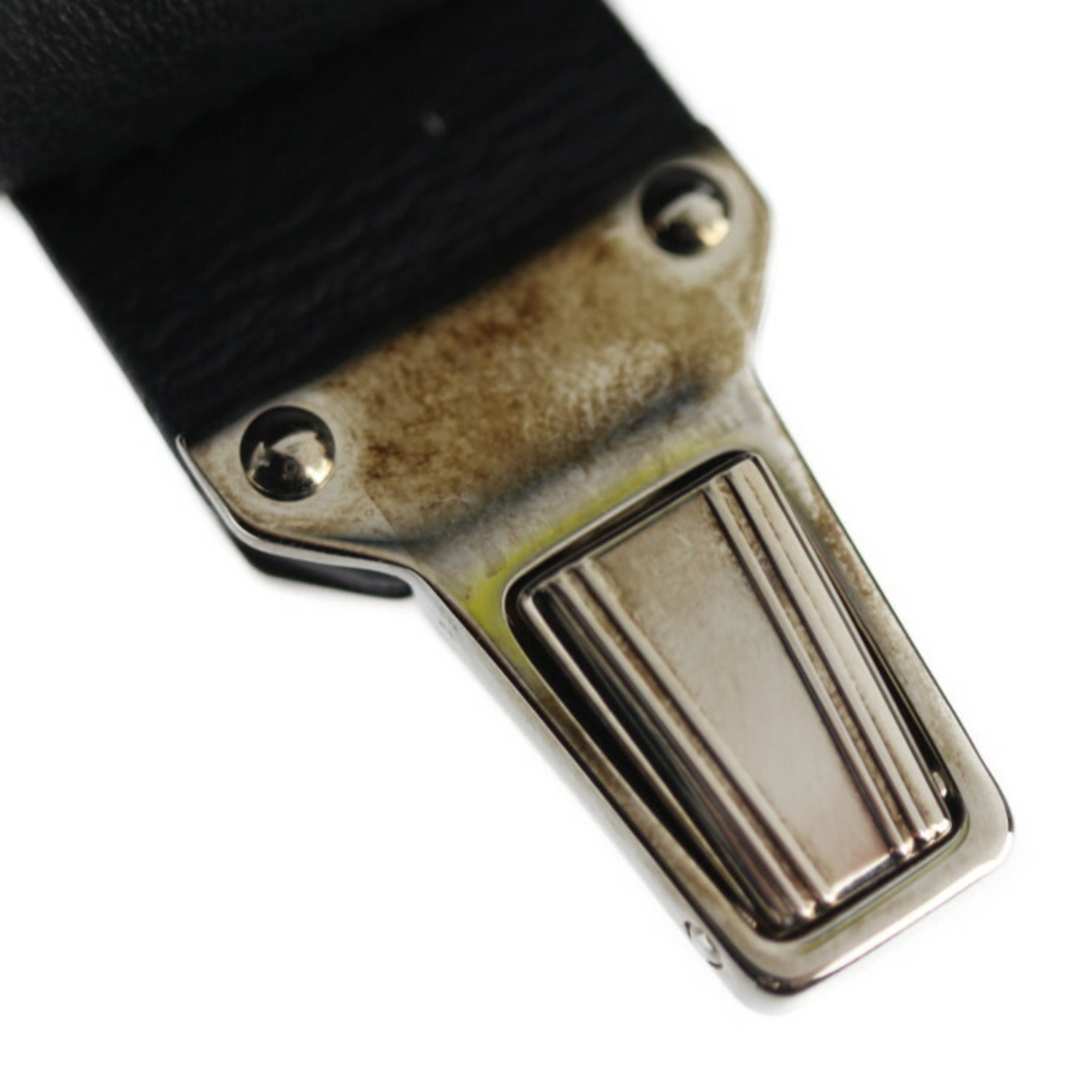 BALENCIAGA Balenciaga Paper Zip Around Sight Clutch Bag 357328 Calf Leather Black Second Handbag