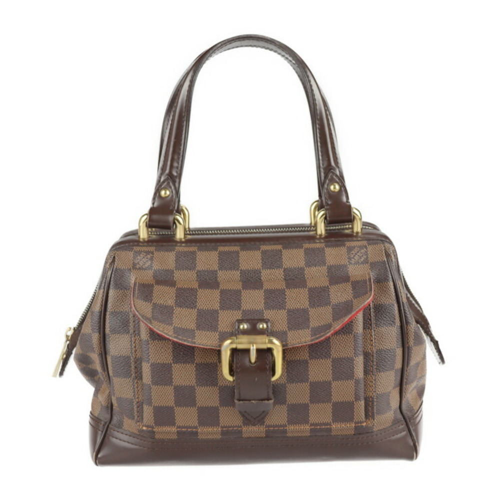 LOUIS VUITTON Louis Vuitton Knightsbridge Handbag N51201 Damier Canvas  Leather Ebene Shoulder Bag Tote Shopping