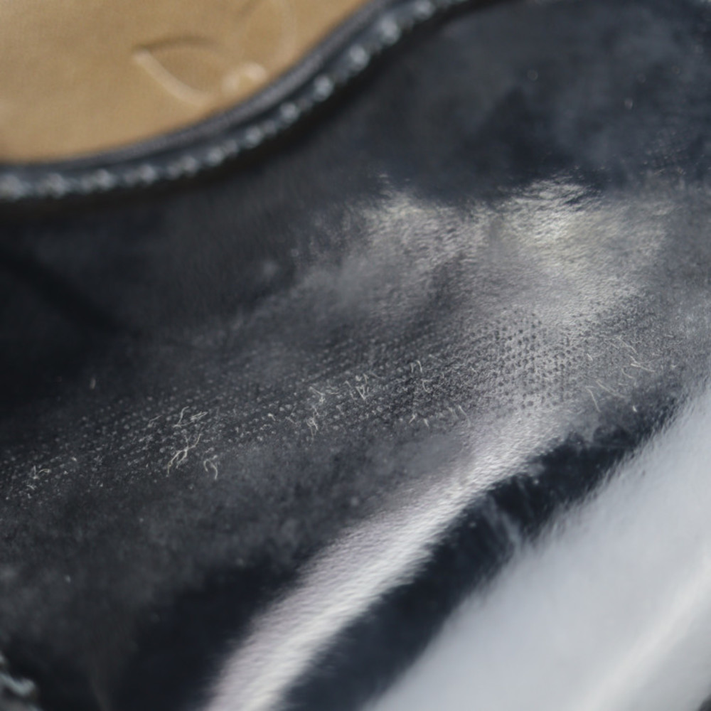 LOUIS VUITTON Louis Vuitton Bolly Shoulder Bag M95296 Monogram Emboss  Embossed Leather Enamel Olive Brown Black Semi-Shoulder One-Shoulder Handbag  Shopping Tote