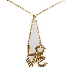 LOUIS VUITTON Louis Vuitton LV&ME LOVE necklace M62843 metal gold pendant