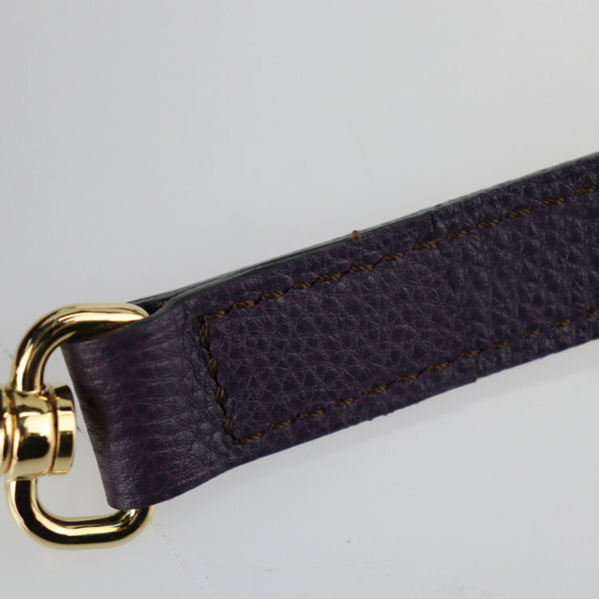 LOUIS VUITTON Louis Vuitton Stella PM Handbag M93983 Monogram Mahina Ulsan Purple Series Gold Hardware 2WAY Shoulder Bag Tote