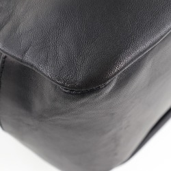Salvatore Ferragamo One Shoulder Gancini D217685 Leather Black Women's Bag