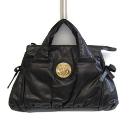 Gucci Hysteria 197020 Women's Leather Handbag Black
