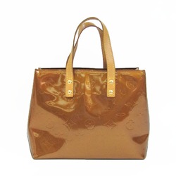 Louis Vuitton Monogram Vernis Lead PM M91146 Women's Handbag Bronze
