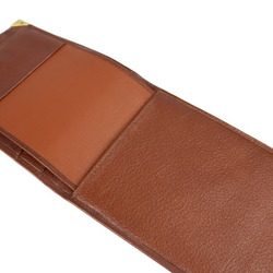 Salvatore Ferragamo folio wallet 22 6020 leather brown