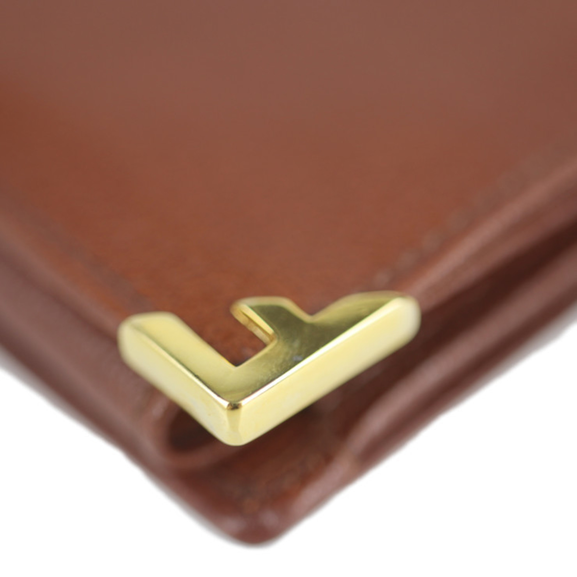 Salvatore Ferragamo folio wallet 22 6020 leather brown