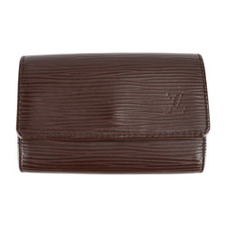 LOUIS VUITTON Louis Vuitton Multicle 6 Key Case M6381D Epi Leather Mocha Rows