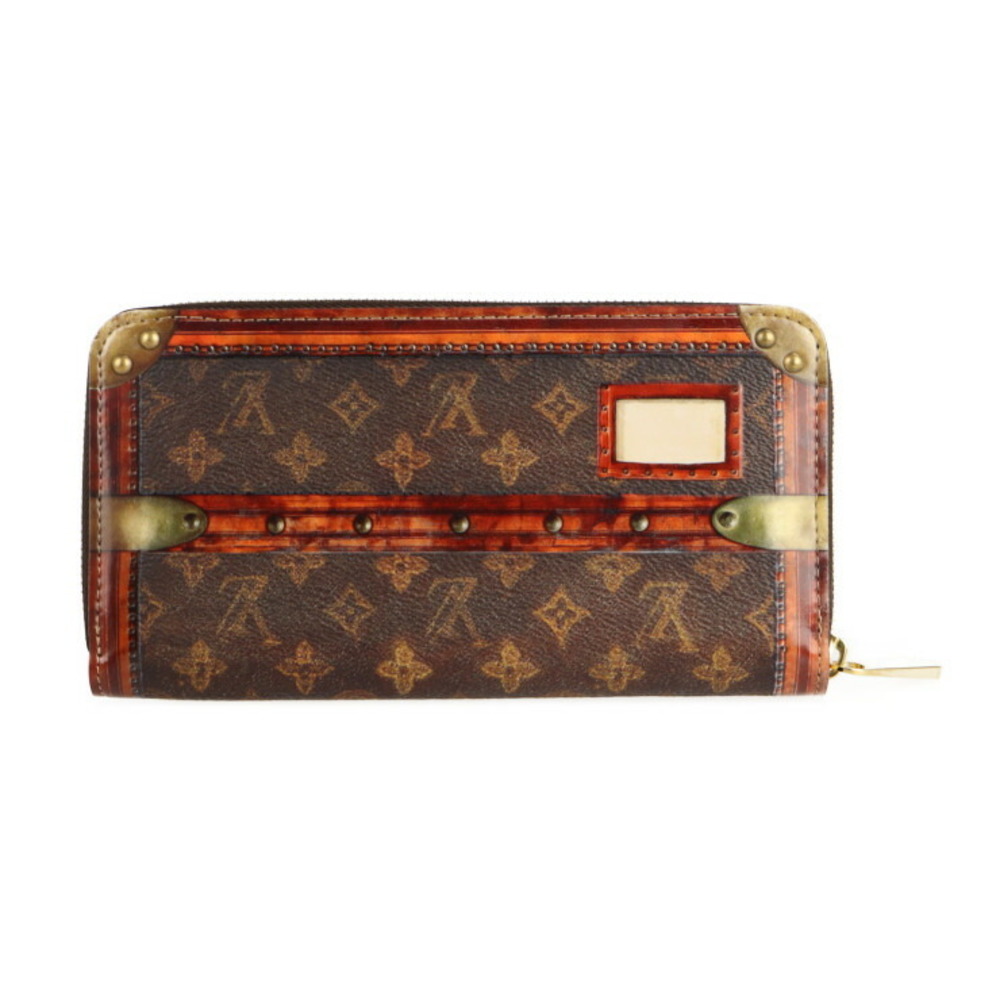 Louis Vuitton Monogram Zippy Wallet Trunk Time M52746 Women,Men Monogram  Long Wallet (bi-fold) Brown | eLADY Globazone