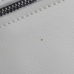 Salvatore Ferragamo Gancini tote bag 21 5312 calf leather BIANCO white silver hardware handbag