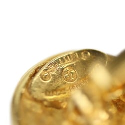 CHANEL Chanel cufflinks metal gold vintage circle round shape GP