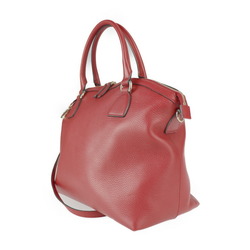 GUCCI Gucci handbag 449660 leather red gold metal fittings 2WAY shoulder bag GG charm