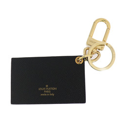 LOUIS VUITTON Louis Vuitton Petit Maru 2017 Cruise Collection Keychain MP2021 Leather Black Multicolor Key Ring Bag Charm