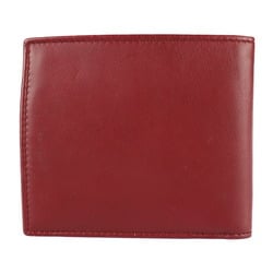 GUCCI Gucci compact wallet bi-fold 322134 GG canvas leather Bordeaux system