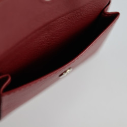 GUCCI Gucci compact wallet bi-fold 322134 GG canvas leather Bordeaux system