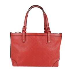 GUCCI Gucci Diamante Tote Bag 269878 Leather Red Pouch Handbag