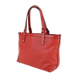 GUCCI Gucci Diamante Tote Bag 269878 Leather Red Pouch Handbag