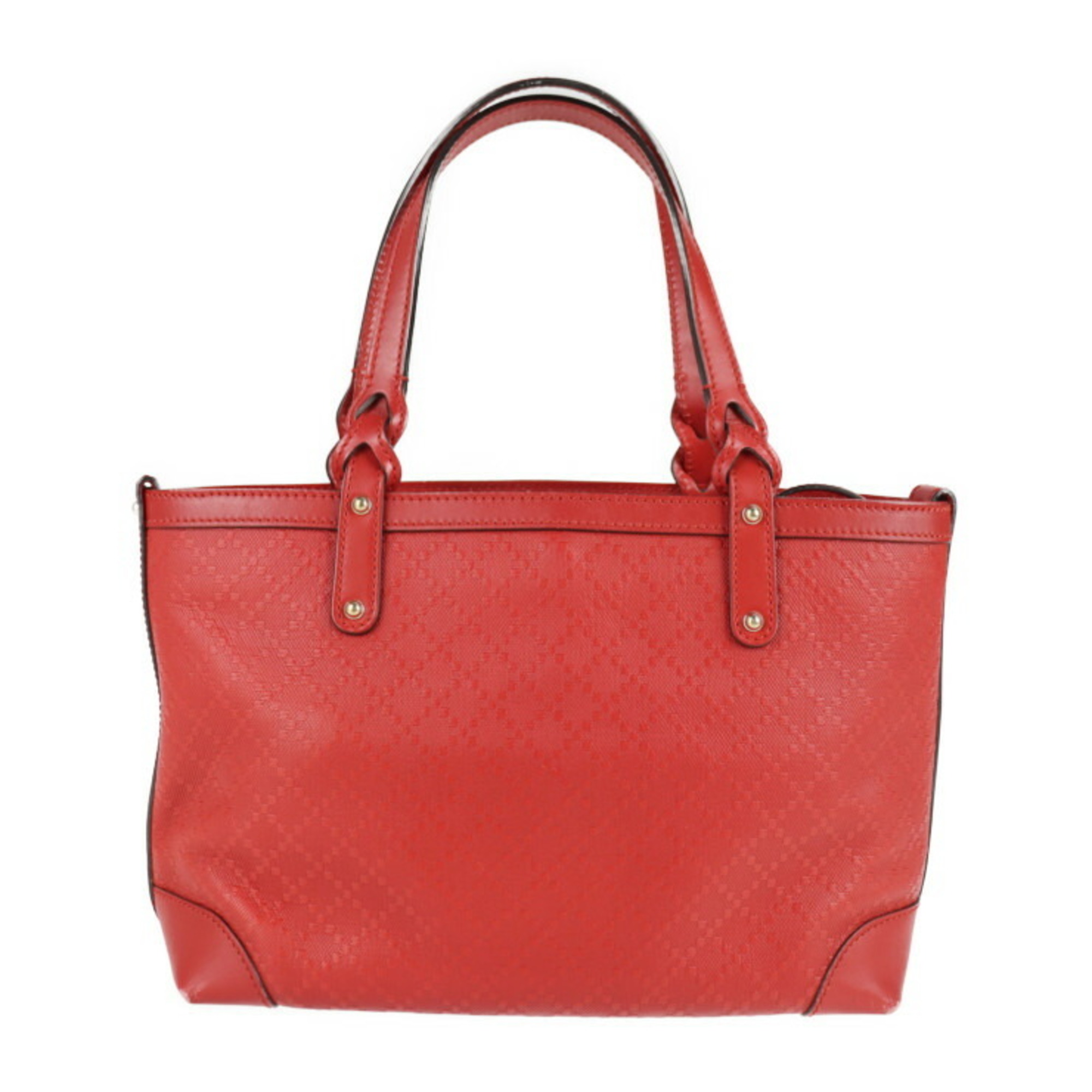 GUCCI Gucci Diamante Tote Bag 269878 Leather Red Pouch Handbag