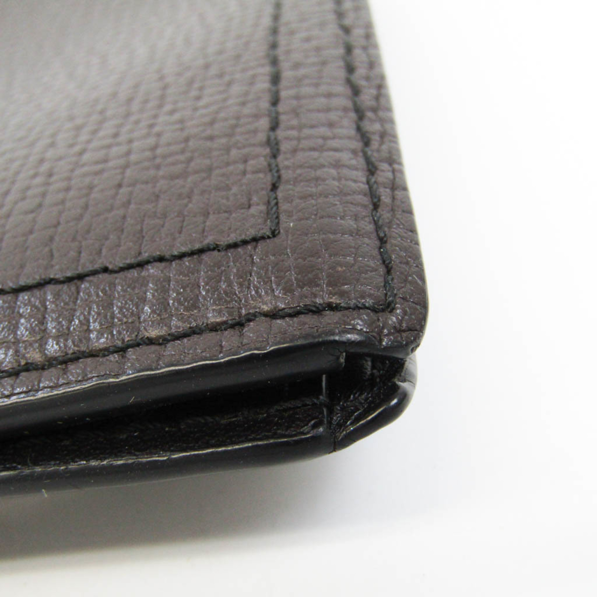 Louis Vuitton Utah Portofeuil Compact Coin M64134 Men's Utah Leather Wallet (bi-fold) Marron