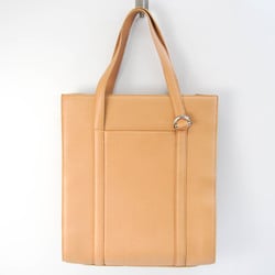 Cartier Cabochon Women's Leather Tote Bag Light Beige