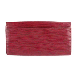LOUIS VUITTON Louis Vuitton Portefeuille Sarah Bifold Wallet M60580 Epi Leather Fuchsia Red Purple Long