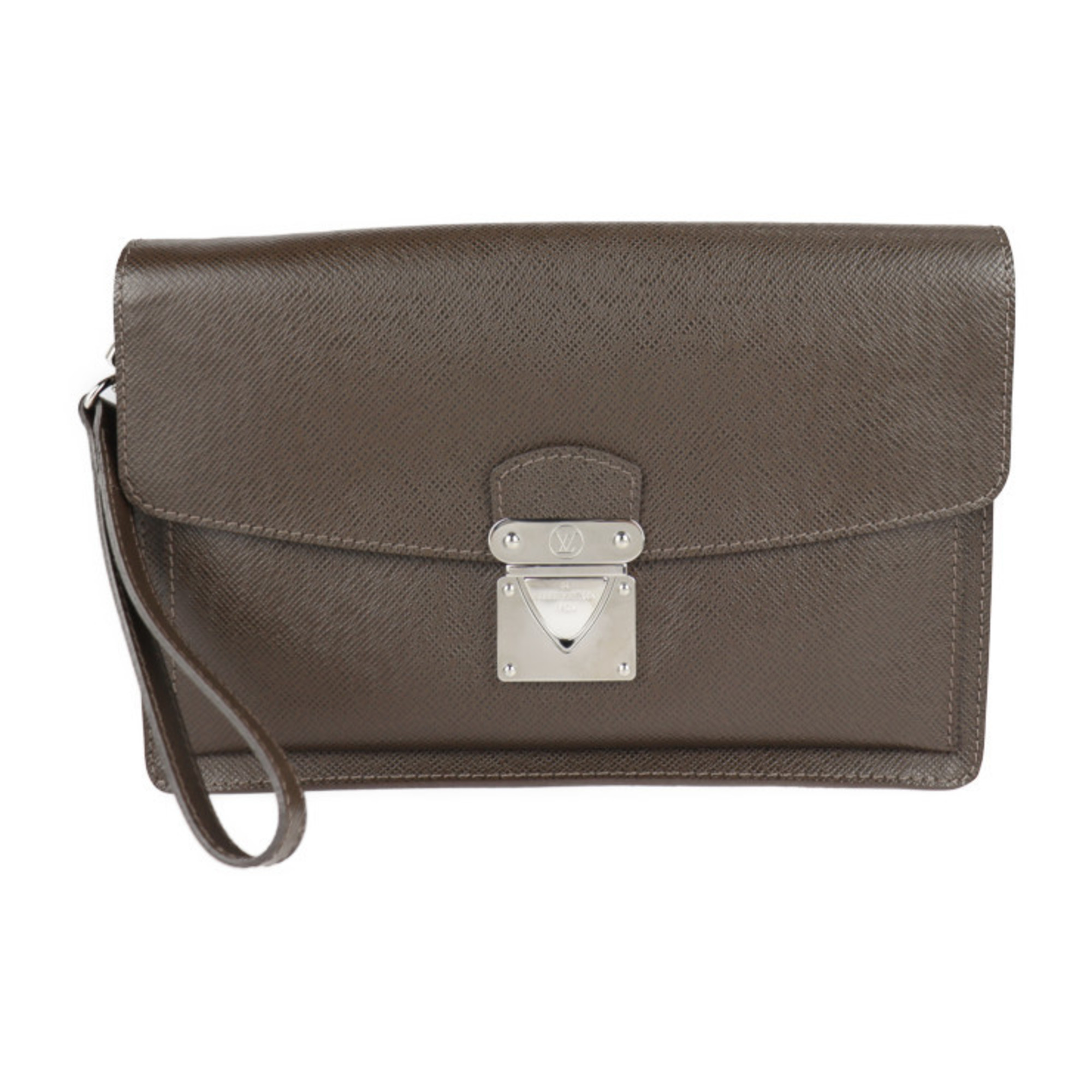 LOUIS VUITTON Louis Vuitton Veraia Second Bag M32598 Taiga Grizzly Clutch Handbag