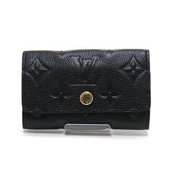 Louis Vuitton M64421 Multicle 6 Monogram Empreinte Key Case Black Leather