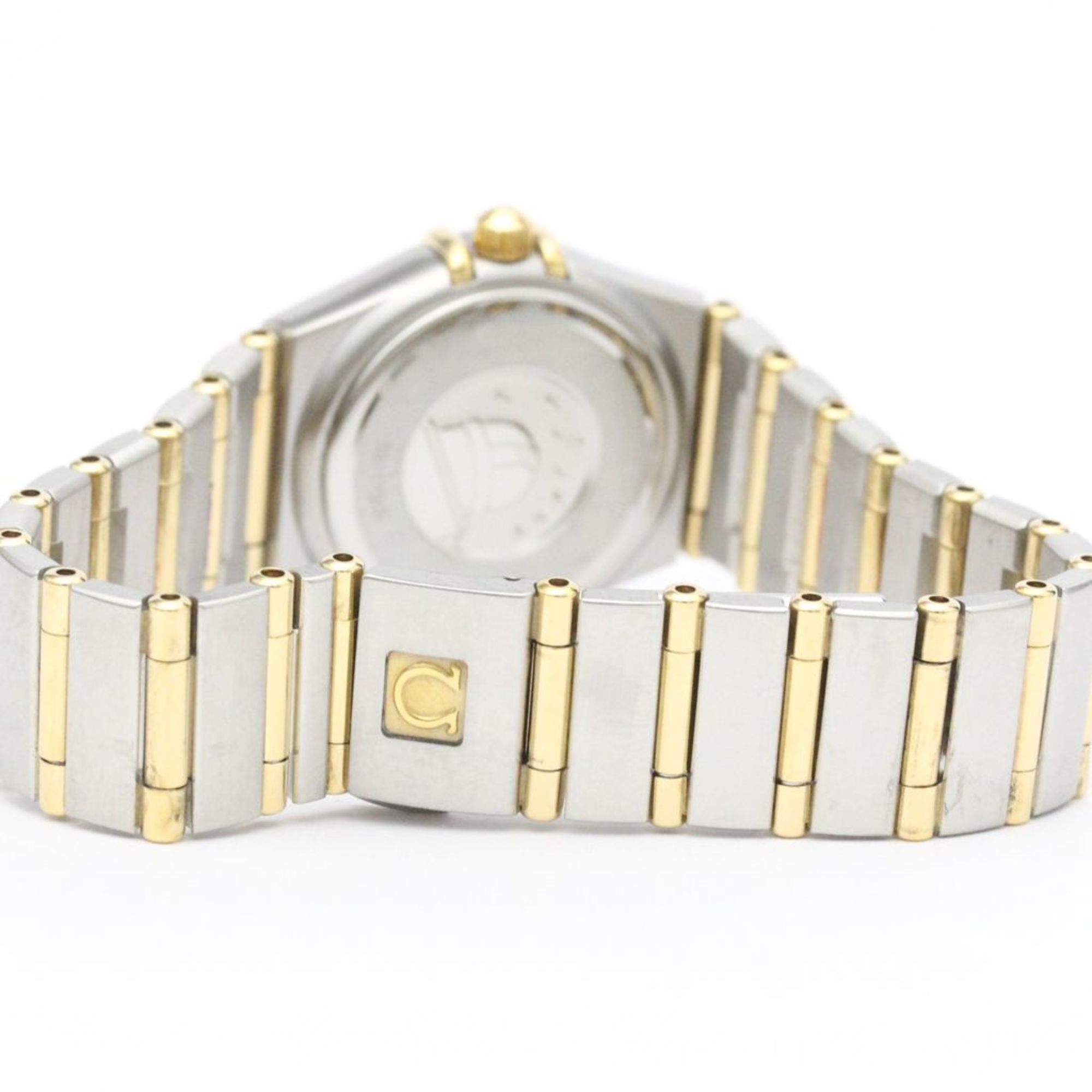 Polished OMEGA Constellation Diamond 18K Gold Steel Watch 1267.10 BF553112