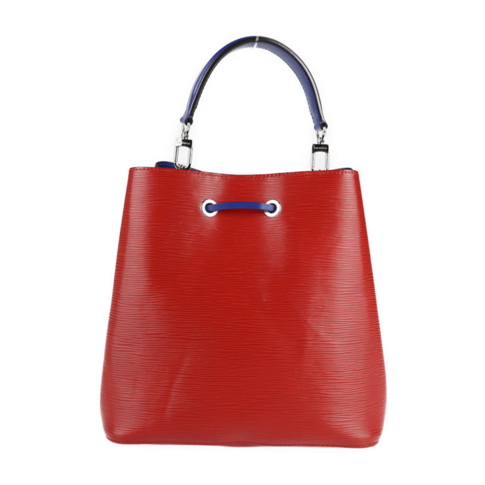 LOUIS VUITTON Louis Vuitton Neonoe Handbag M54365 Epi Leather Coquelicot Blue 2WAY Shoulder Bicolor