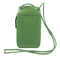 Valentino shoulder ladies long wallet leather green