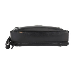 GUCCI Gucci second bag 018 3700 leather black clutch