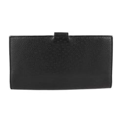 Salvatore Ferragamo Gancini bi-fold wallet 22 7221 leather black long